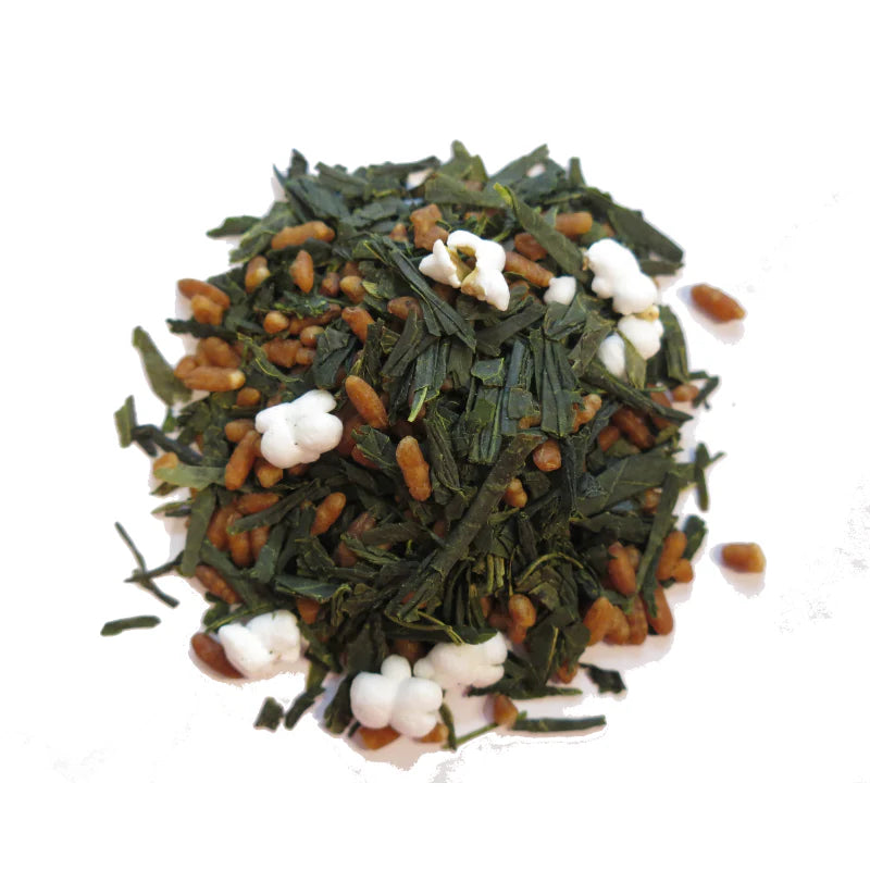 GENMAICHA POPCORN: Thé vert - Grains de riz grillés et soufflés, Kagoshima