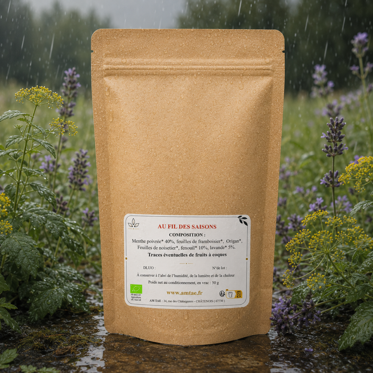 AU FIL DES SAISONS , Tisane de plantes fortifiantes