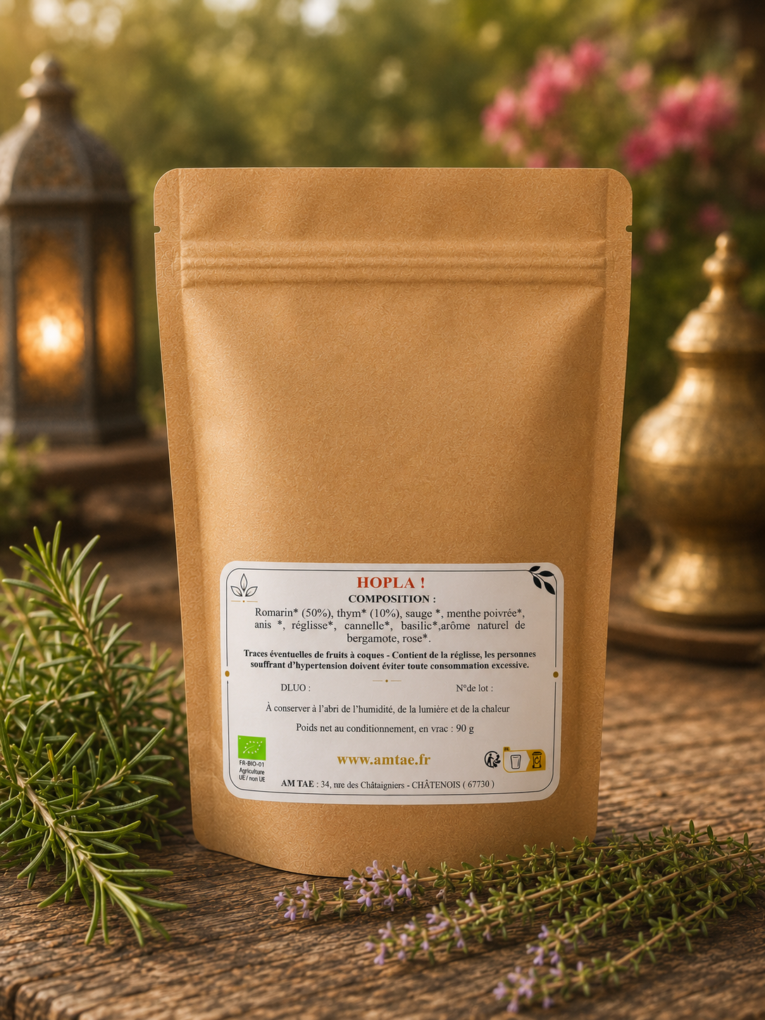 HOPLA! Tisane de plantes digestives et stimulantes