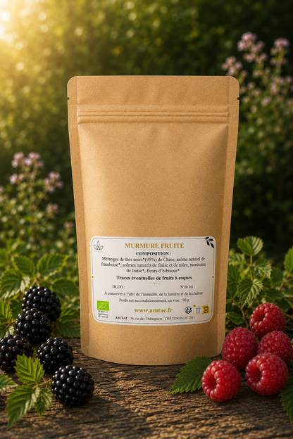 MURMURE FRUITE , Thé noir Fruits rouges