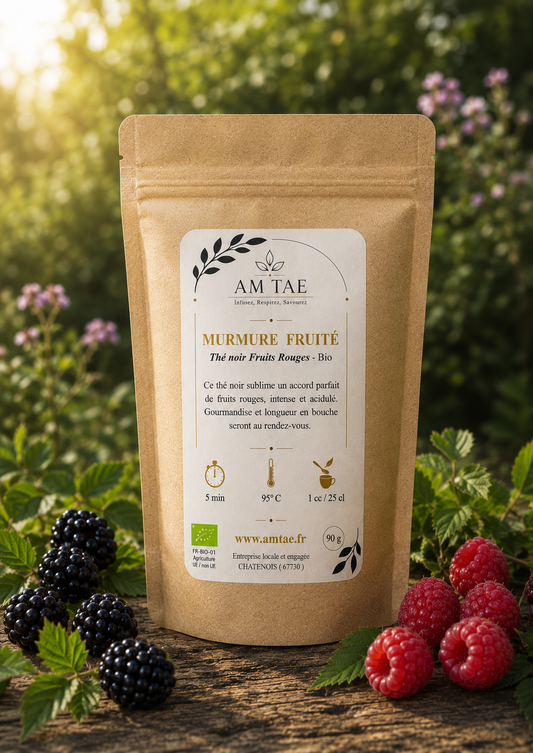 MURMURE FRUITE , Thé noir Fruits rouges