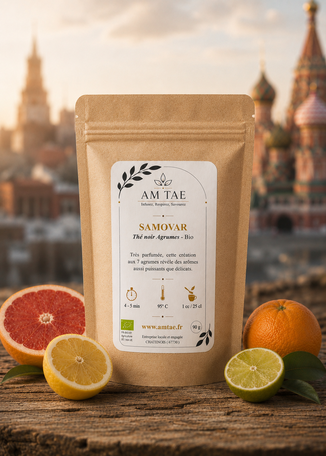 SAMOVAR , Thé noir Goût Russe