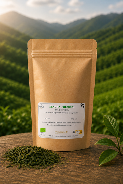 SENCHA PREMIUM, Thé vert nature de Kagoshima