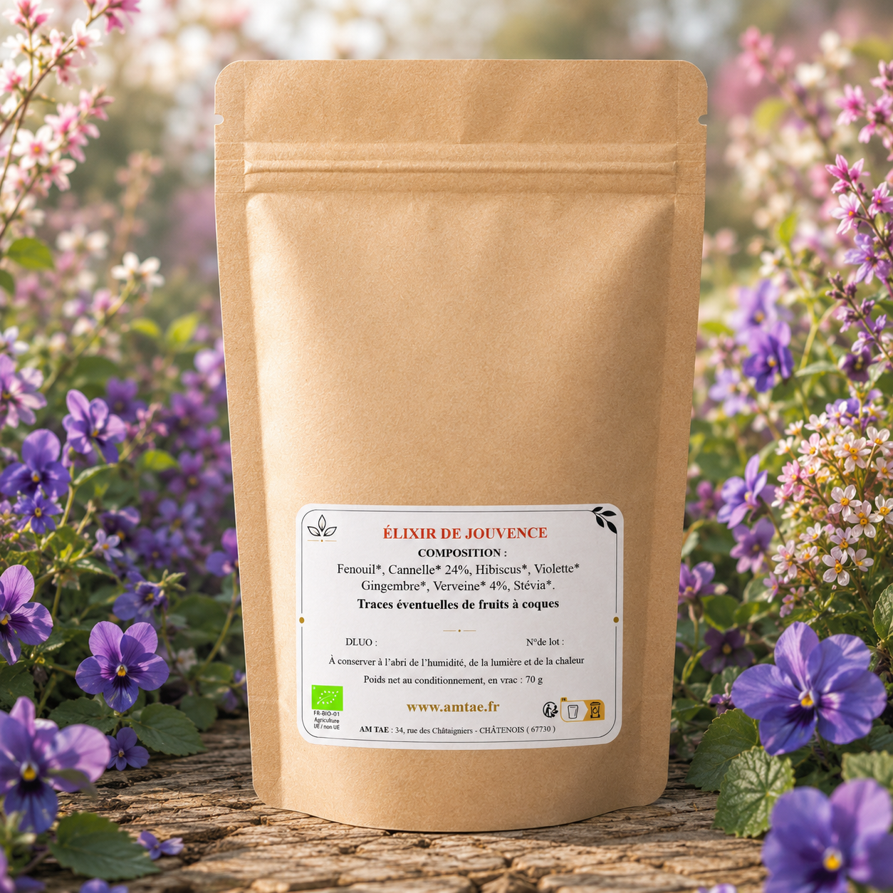 SECRET DE JOUVENCE , Tisane de plantes antioxydantes