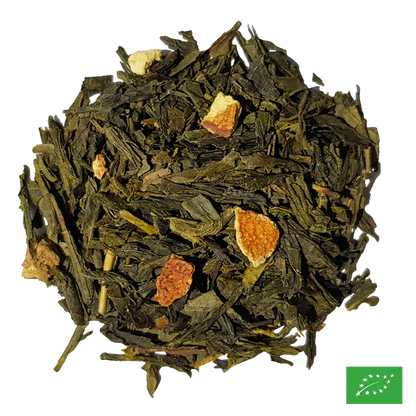 ESCALE A TOKYO, Thé vert aromatisé Citron-Gingembre