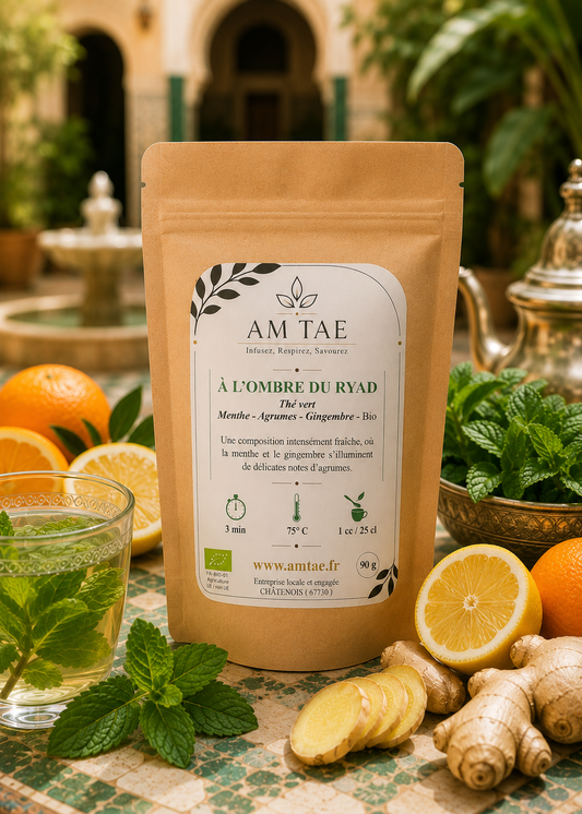 A L’OMBRE DU RYAD, Thé vert Menthe - Agrumes