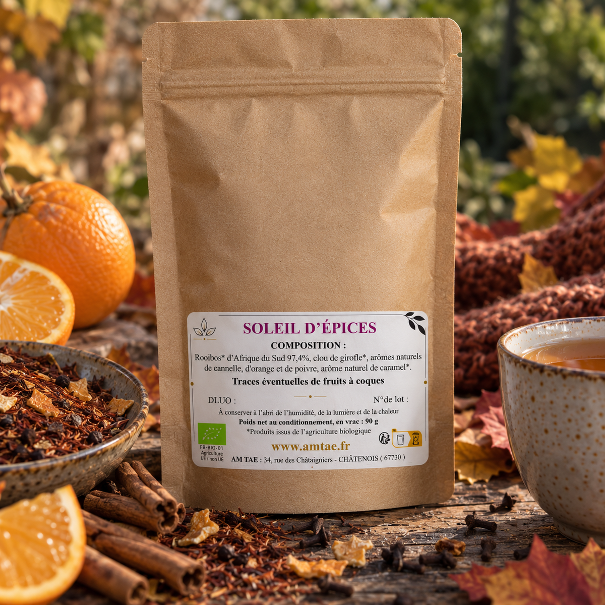Soleil d'épices, Rooibos orange - épices