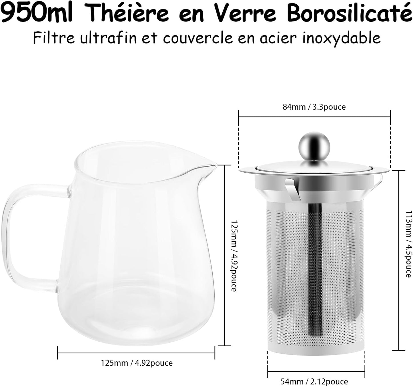 Duo Tisanière 950 ml - Infusion "Moment chill"